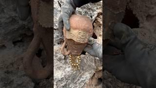 The hidden vault treasure of the deep cave #treasurehunt #adventure #metaldetecting