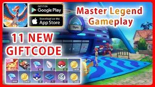 Master Legend Gameplay & How to Redeem Code Master Legend & All 11 Giftcodes (Pokemon RPG Android)