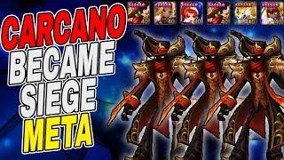 CARCANO IS NOW META IN DEFENSE - Summoners War Siege Stream