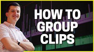 How To GROUP CLIPS in Premiere Pro!