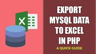 Export MYSQL Data To Excel In PHP