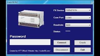 Unlock password PLC Mitsubishi FX Series | Read password PLC FX