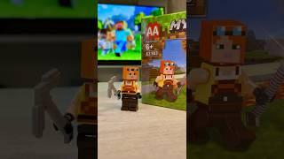 Герой Майнкрафт из Лего мини фигурка #lego #игры #minecraft #shorts