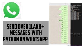 WhatsApp bot with python | How to send multiple messages at a time | python