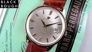 Girard-Perregaux Gyromatic gold plated & steel vintage wristwatch, circa 1968