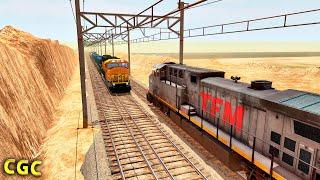 Train crashes BeamNG Drive