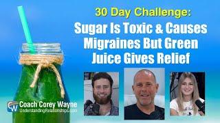 Sugar Is Toxic & Causes Migraines But Green Juice Gives Relief