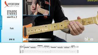 Guitar technical exercises - Level 3 - Grade 8 - Stylistic study 2 Chitarra (RSL Awards, Rockschool)