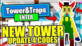 ALL *NEW* SECRET OP WORKING CODES! NEW TOWER AND TRAPS UPDATE 4 Roblox Kitty