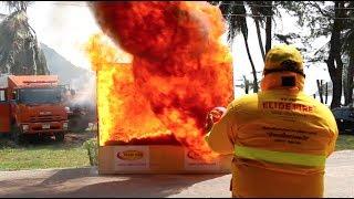 ELIDE FIRE® - Huge fires VS fire extinguishers