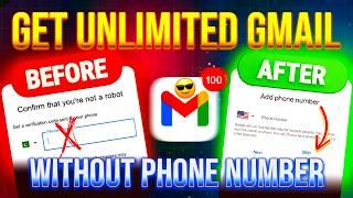 How to create UNLIMITED GMAIL ACCOUNTS without phone number Verification!