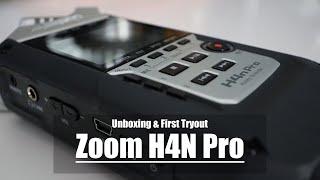 Unboxing Zoom H4N Pro Field Recorder