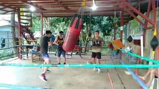 Team Survival Camp Boxers training
