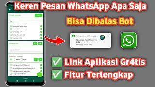 Cara membuat Bot whatsapp menggunakan autoresponder Premium fitur lengkap 2022