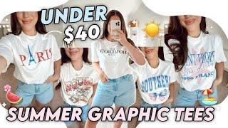 GRAPHIC TEES UNDER $40!