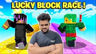 EXTREME LUCKY BLOCK RACE WITH  @devshonen|RON9IE