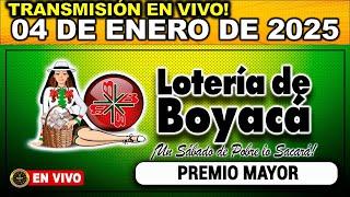 Resultado LOTERIA DE BOYACA del SÁBADO 04 de Enero 2025.