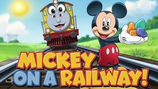 Micky on the railway|मिकी ऑन द रेलवे| @lizard95studios #Nimbookids  #animalcartoon #hindirhymes