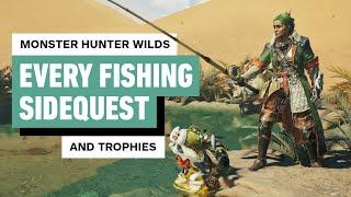 Monster Hunter Wilds: Every Fishing Sidequest (and Fishing Trophy) Guide