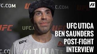 UFC Utica: Ben Saunders says he's getting better with age - FanSided MMA