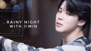 BTS ASMR | Rainy night with Jimin | Soft talking | kiss | hairplay