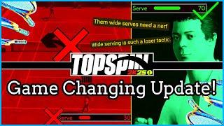 Did TopSpin 2K25 Just Get Saved? (Pre vs Post Patch Gameplay Comparison)