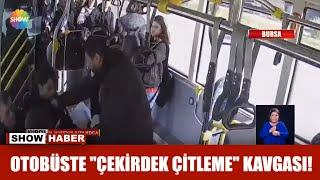 Otobüste "çekirdek çitleme" kavgası!