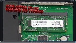 ACER ASPIRE ES1-533 SDD AND RAM UPGRADE, REPLACE, DIY