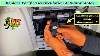 Replace Chrysler Pacifica Recirculation Actuator motor to fix noise - DIY