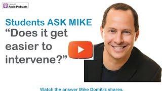 Student asks, "What if intervening is not easy?"  Mike Domitrz answers.