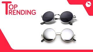 Best Selling Round Sunglasses Combo | Black & Silver