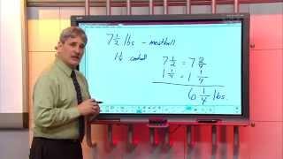 Homework Hotline: Subtracting Fractions