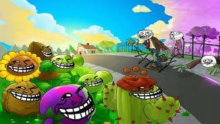 Plants Vs Zombies Trollface Mod Gameplay