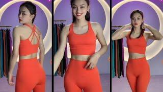 Beautiful girls || [ Live jualan baju yoga pt3 ] #yoga #fashionstyle #yogagirl