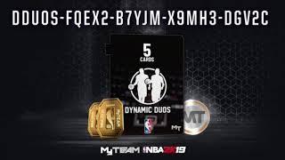 LOCKER CODE NBA 2K19 DYNAMIC DUO PACK