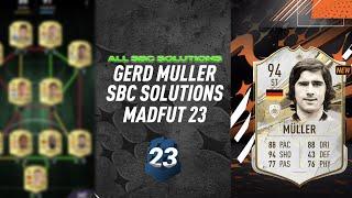 GERD MÜLLER || ALL 9 SBCS || SBC SOLUTIONS || (Easiest Way Possible) || MadFUT 23