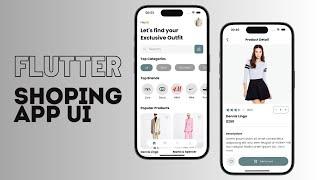 Shopping App UI - Flutter UI - Speed Code