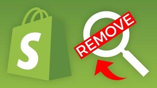 How To Remove The Search Icon On Shopify (EASY 2022)