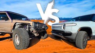 Probably Shouldn't Rock Crawl A Rivian w/@Rudysadventureanddesignreal