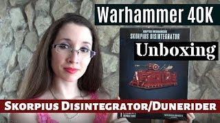 Adeptus Mechanicus Skorpius Disintegrator and Dunerider Unboxing and Review
