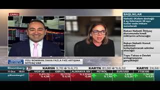 Journalist Ali Cinar interviews ,Prof.Sevin Yeltekin on Bloomberg HT.