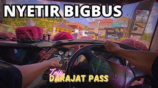 POV NYETIR BIGBUS KE DARAJAT PASS GARUT ‼️JALUR EXTREME ‼️FULL MEMBASURI