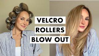 How To: Velcro Rollers Blowout | Luxy Hair