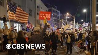 Protests break out in Israel amid Blinken visit