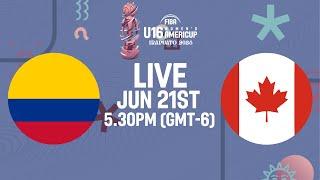 Semi-Finals | Colombia v Canada | Full Basketball Game | FIBA U16 Women's AmeriCup 2025
