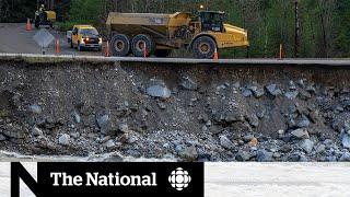 The efforts to repair flood damage to Coquihalla Highway