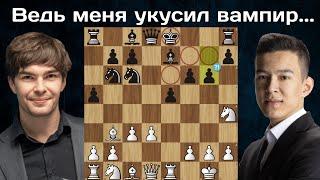 Получил жбан к 10 ходу! Нодирбек Абдусатторов  - Йорден ван Форест  Вейк-ан-Зее 2024  Шахматы