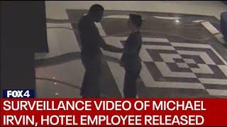 Michael Irvin's interaction with Arizona hotel employee caught on surveillance video