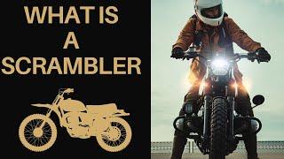 Scrambler motorcycle