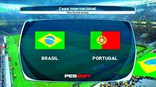 FINAL - BRASIL X PORTUGAL ( 1080p / 60FPS ) NEW ARENA - PES 17